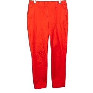 Boden Chelsea Turn Up Trouser Pants Orange
